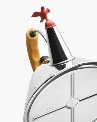 Alessi 9093 kettle in steel with colored handle - Buy now on ShopDecor - Discover the best products by ALESSI design