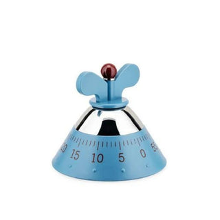 Alessi A09 Kitchen timer colored timer Alessi Steel/Light blue - Buy now on ShopDecor - Discover the best products by ALESSI design