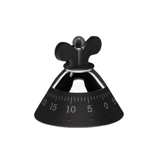 Alessi A09 Kitchen timer colored timer Alessi Steel/Black - Buy now on ShopDecor - Discover the best products by ALESSI design
