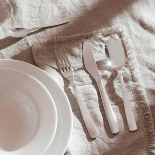 Alessi AJM22S24 KnifeForkSpoon steel cutlery set 24 pieces - Buy now on ShopDecor - Discover the best products by ALESSI design