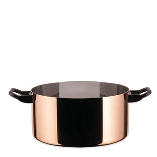 Alessi 90101/24 La Cintura di Orione casserole with two handles diam.24 cm. Copper - Buy now on ShopDecor - Discover the best products by ALESSI design