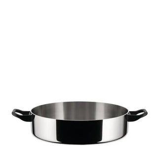 Alessi 9010 La Cintura di Orione casserole with two handles Shallow 28 cm - 11.03 in - Buy now on ShopDecor - Discover the best products by ALESSI design