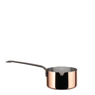 Alessi 90105/14 La Cintura di Orione saucepan with long handle diam.14 cm. Copper - Buy now on ShopDecor - Discover the best products by ALESSI design