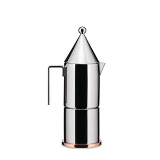 Alessi 90002 La Conica coffee maker in steel 3 tazze - 3 cups - Buy now on ShopDecor - Discover the best products by ALESSI design