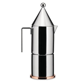 Alessi 90002 La Conica coffee maker in steel 6 tazze - 6 cups - Buy now on ShopDecor - Discover the best products by ALESSI design