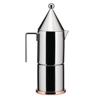 Alessi 90002 La Conica coffee maker in steel 6 Cups - Buy now on ShopDecor - Discover the best products by ALESSI design