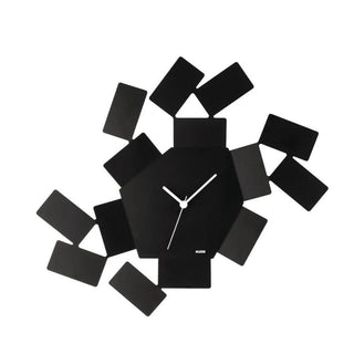Alessi MT19 La Stanza Dello Scirocco wall clock Black - Buy now on ShopDecor - Discover the best products by ALESSI design