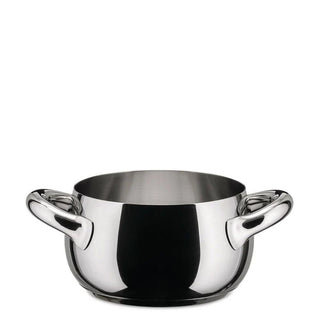 Alessi SG101 Mami steel casserole with two handles 20 cm - 7.88 inch - Buy now on ShopDecor - Discover the best products by ALESSI design