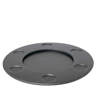 Alessi SG61 B Mami turning tray for fondue in black wood - Buy now on ShopDecor - Discover the best products by ALESSI design