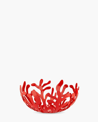 Alessi Mediteranneo ESI01 fruit holder in steel Red 25 cm - 9.84 in - Buy now on ShopDecor - Discover the best products by ALESSI design