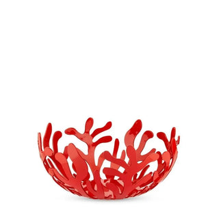 Alessi Mediteranneo ESI01 fruit holder in steel Red 21 cm - 8.27 in - Buy now on ShopDecor - Discover the best products by ALESSI design