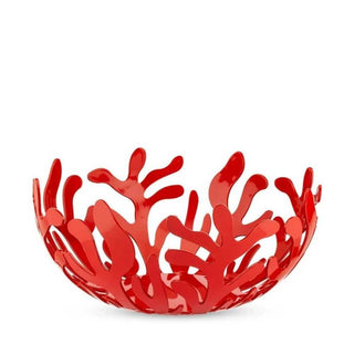 Alessi ESI01/21 Mediterraneo perforated fruit holder diam. 29 cm. Red - Buy now on ShopDecor - Discover the best products by ALESSI design