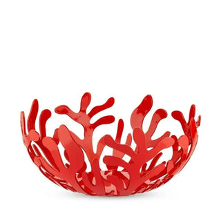 Alessi Mediteranneo ESI01 fruit holder in steel Red 29 cm - 11.42 in - Buy now on ShopDecor - Discover the best products by ALESSI design