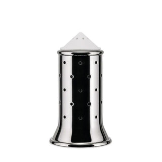 Alessi MGSAL salt castor in steel with colored lid Alessi Steel/White - Buy now on ShopDecor - Discover the best products by ALESSI design