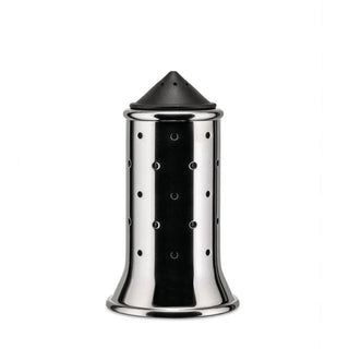 Alessi MGSAL salt castor in steel with colored lid Alessi Steel/Black - Buy now on ShopDecor - Discover the best products by ALESSI design