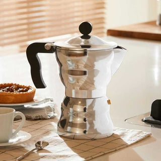 Alessi AAM33 Moka coffee maker in steel - Buy now on ShopDecor - Discover the best products by ALESSI design
