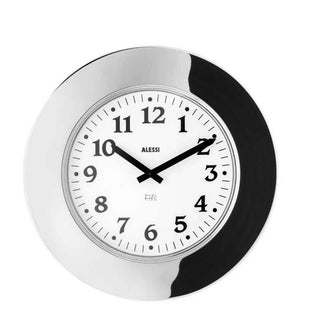 Alessi 11 Momento wall clock in steel - Buy now on ShopDecor - Discover the best products by ALESSI design