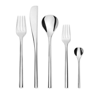 Alessi TI04S5 MU steel cutlery set 5 pieces - Buy now on ShopDecor - Discover the best products by ALESSI design