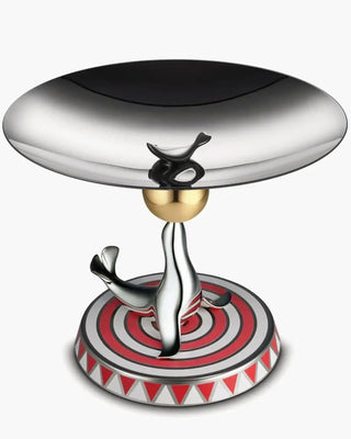 Présentoir de service Alessi MW69 The Seal en acier inoxydable 18/10 - Édition limitée