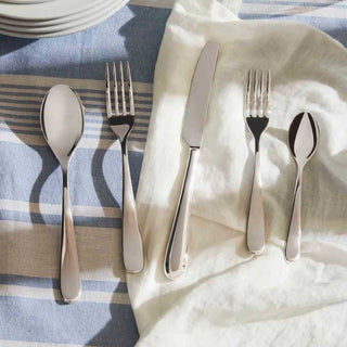 Alessi 5180S5 Nuovo Milano steel cutlery set 5 pieces - Buy now on ShopDecor - Discover the best products by ALESSI design