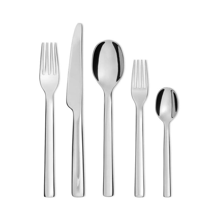 Alessi REB09S Ovale cutlery set in steel Set 5 - Buy now on ShopDecor - Discover the best products by ALESSI design