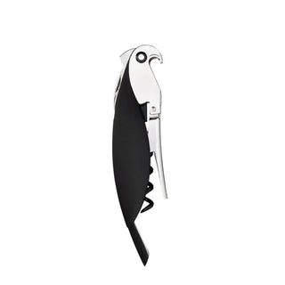 Alessi AAM32 Parrot sommelier corkscrew Alessi Steel/Black - Buy now on ShopDecor - Discover the best products by ALESSI design