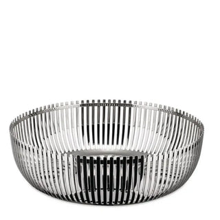 Alessi Basket/Fruit Holder stainless steel Round 23 cm - 9.05 in - Buy now on ShopDecor - Discover the best products by ALESSI design