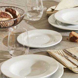 Alessi AJM28/5 PlatebowlCup dessert plate white - Buy now on ShopDecor - Discover the best products by ALESSI design