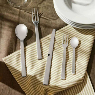 Alessi DC05S5 Santiago cutlery set 5 pieces in steel - Buy now on ShopDecor - Discover the best products by ALESSI design