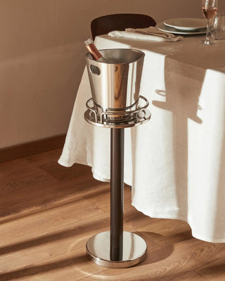 Alessi 5059 Wine cooler stand stainless steel - Buy now on ShopDecor - Discover the best products by ALESSI design