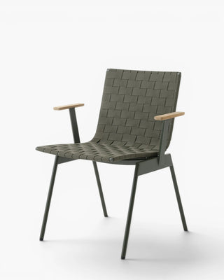 &Tradition Ville AV34 outdoor chair with armrests &Tradition Green Bronze - Buy now on ShopDecor - Discover the best products by &TRADITION design