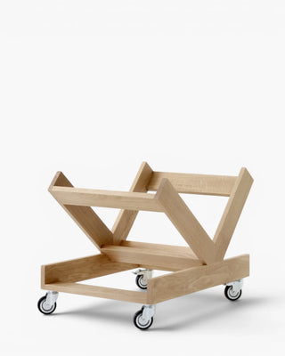 &Tradition Allwood AV35 stacking trolley &Tradition Oak - Buy now on ShopDecor - Discover the best products by &TRADITION design