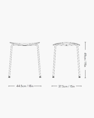 &Tradition Pavilion stool - Buy now on ShopDecor - Discover the best products by &TRADITION design