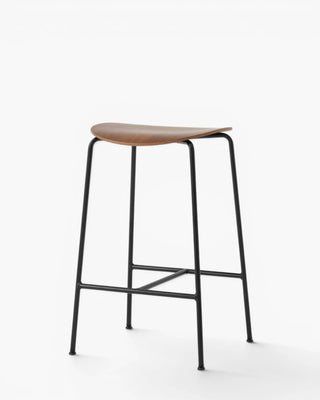 &Tradition Pavilion stool &Tradition Walnut h 68 cm - Buy now on ShopDecor - Discover the best products by &TRADITION design
