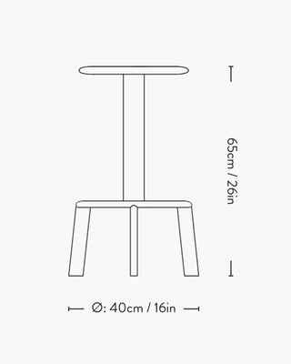 &Tradition Massif stool - Buy now on ShopDecor - Discover the best products by &TRADITION design