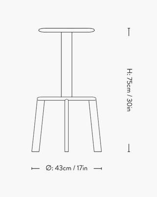 &Tradition Massif stool - Buy now on ShopDecor - Discover the best products by &TRADITION design