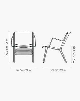 &Tradition XAX HM11 lounge chair with armrests - Buy now on ShopDecor - Discover the best products by &TRADITION design