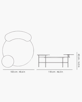 &Tradition Palette JH25 side table - Buy now on ShopDecor - Discover the best products by &TRADITION design