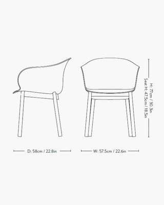 &Tradition Elefy JH30 chair - Buy now on ShopDecor - Discover the best products by &TRADITION design