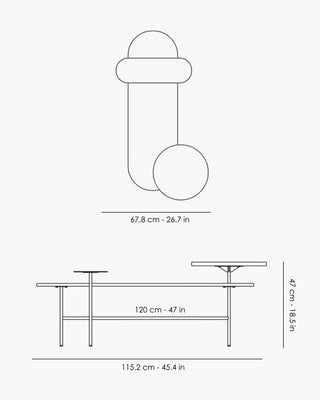 &Tradition Palette JH7 side table - Buy now on ShopDecor - Discover the best products by &TRADITION design