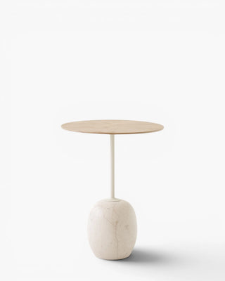 &Tradition Lato LN8 round table Ø 40 cm. - 15.7 in. &Tradition Oak & Crema Diva - Buy now on ShopDecor - Discover the best products by &TRADITION design