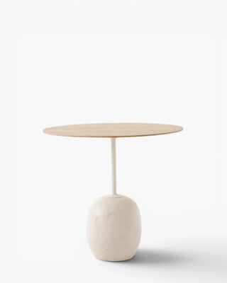 &Tradition Lato LN9 oval table h. 45 cm. - 17.7 in. &Tradition Oak & Crema Diva - Buy now on ShopDecor - Discover the best products by &TRADITION design