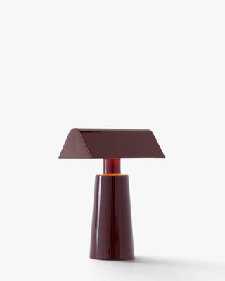 &Tradition Caret MF1 portable lamp &Tradition Burgundy Red - Buy now on ShopDecor - Discover the best products by &TRADITION design