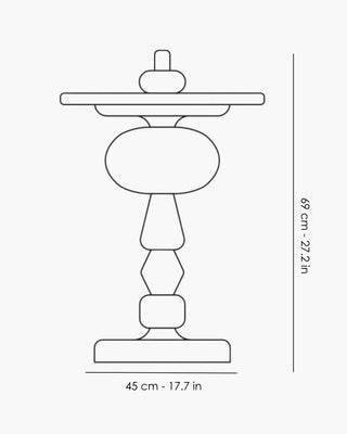 &Tradition Shuffle MH1 side table Ø 45 cm. - 17.7 in. - Buy now on ShopDecor - Discover the best products by &TRADITION design
