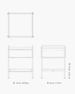 &Tradition Alima NDS3 side table - Buy now on ShopDecor - Discover the best products by &TRADITION design