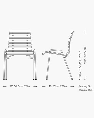 &Tradition RFH RD4 outdoor terrace chair - Buy now on ShopDecor - Discover the best products by &TRADITION design