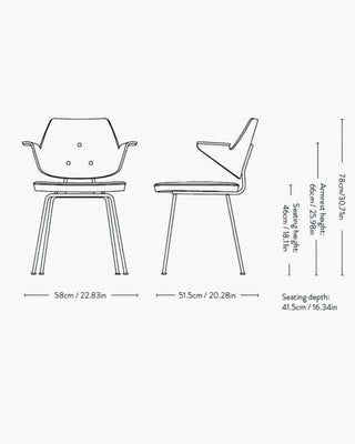 &Tradition RFH RD7 armchair - Buy now on ShopDecor - Discover the best products by &TRADITION design