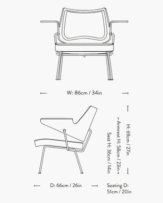 &Tradition RFH RD8 lounge chair - Buy now on ShopDecor - Discover the best products by &TRADITION design