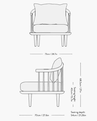 &Tradition Fly SC10 lounge chair - Buy now on ShopDecor - Discover the best products by &TRADITION design