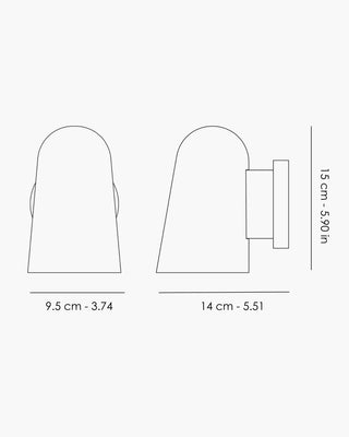 &Tradition Solid outdoor wall lamp - Buy now on ShopDecor - Discover the best products by &TRADITION design